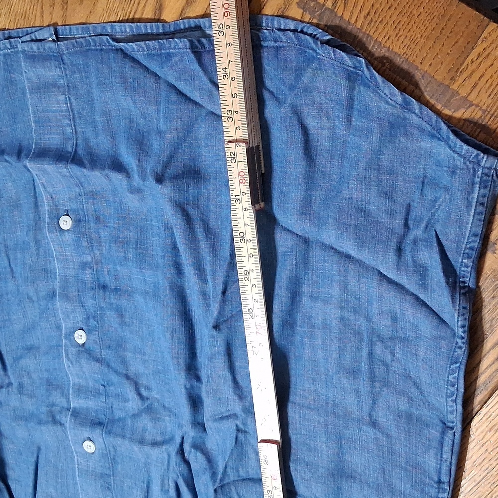 Untuckit Womens Shirt Dress 16 NEW Blue Long Sleeves MARASKA NEW - Picture 5 of 8